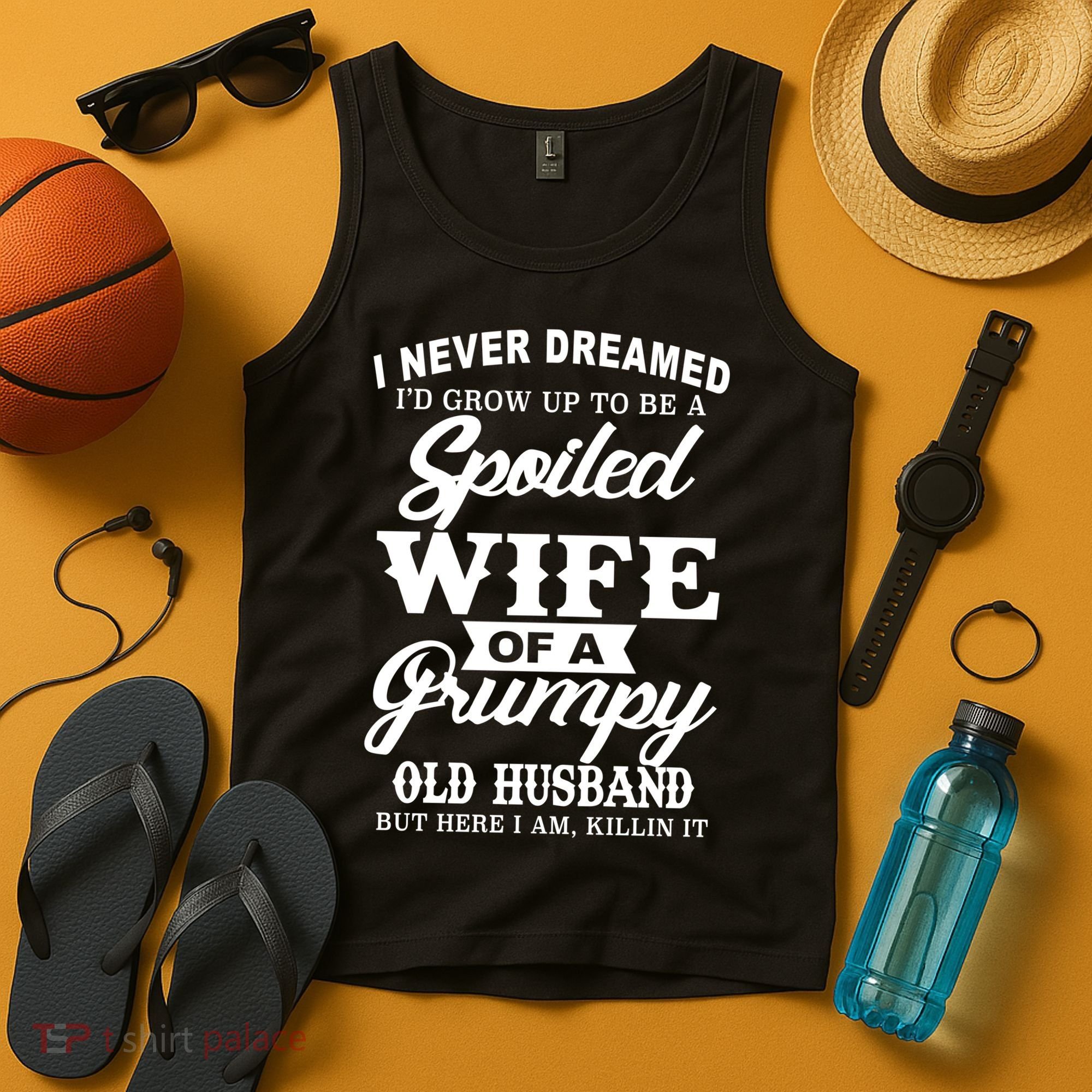 Spoiled Wife Of A Grumpy Old Husband Tank Top