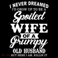 Spoiled Wife Of A Grumpy Old Husband Visor thumb 3