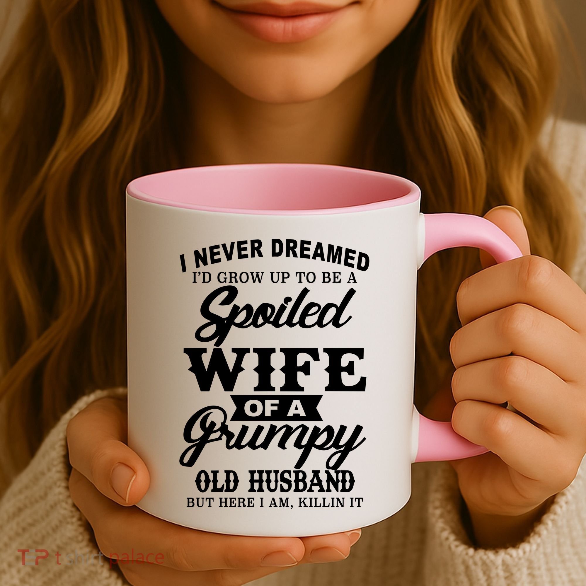Spoiled Wife Of A Grumpy Old Husband Coffee Mug