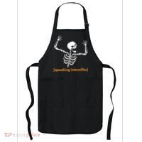 Spooking Intensifies Scary Skeleton Meme Apron thumb 0