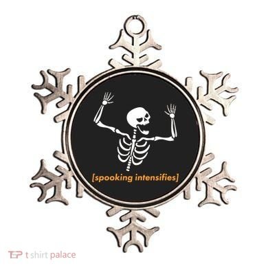 Spooking Intensifies Scary Skeleton Meme Ornament
