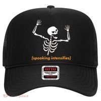 Spooking Intensifies Scary Skeleton Meme Hat thumb 0