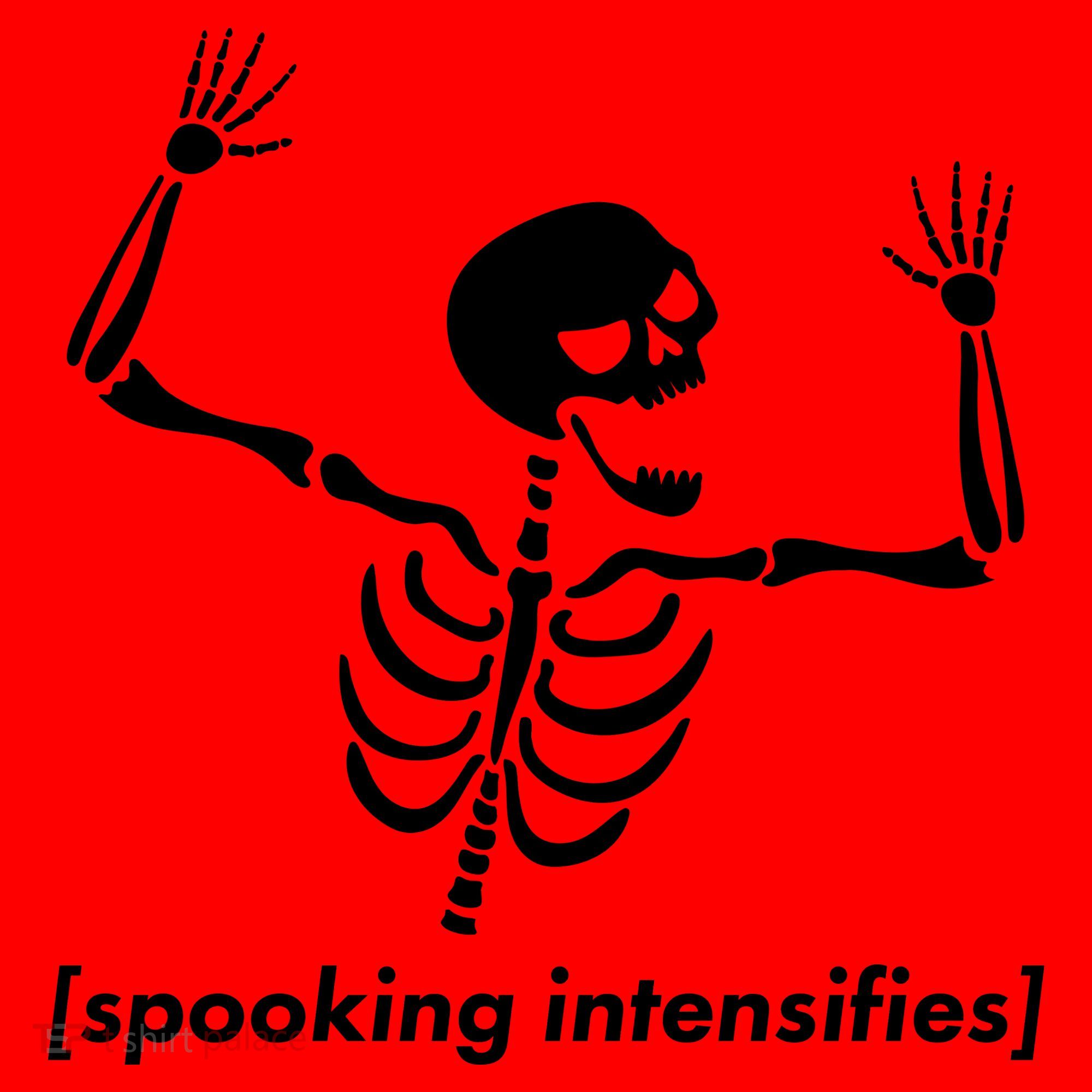 Spooking Intensifies Scary Skeleton Meme Santa Hat