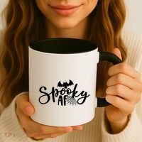 Spooky AF Cute Coffee Mug thumb 3