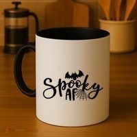 Spooky AF Cute Coffee Mug thumb 4