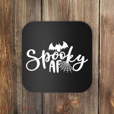 Spooky AF Cute Coaster