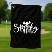 Spooky AF Cute Golf Towel thumb 1
