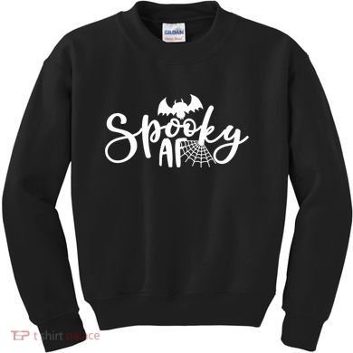Spooky AF Cute Kids Sweatshirt