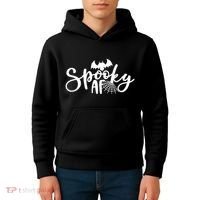 Spooky AF Cute Kids Hoodie thumb 4