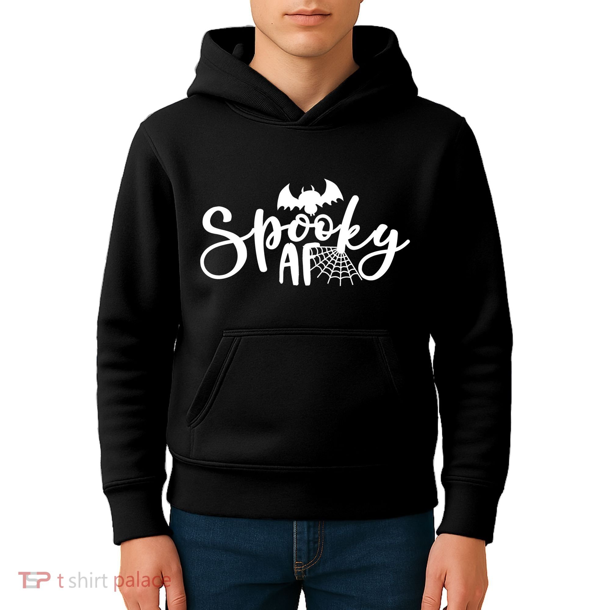 Spooky AF Cute Kids Hoodie