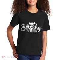 Spooky AF Cute Kids T-Shirt thumb 2