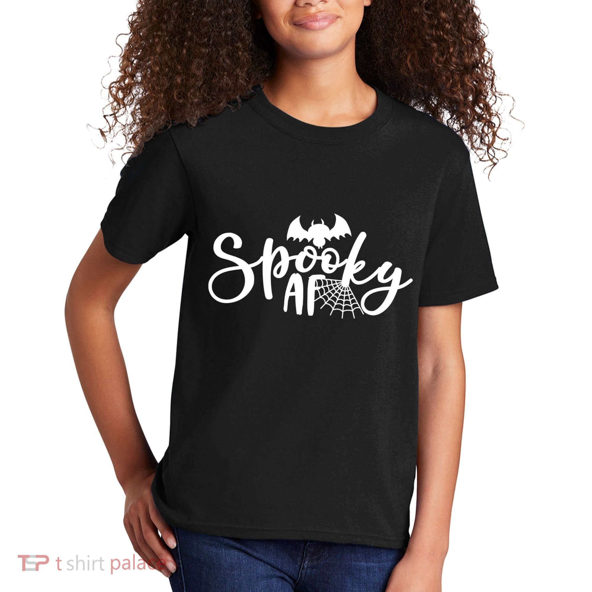 Spooky AF Cute Kids T-Shirt