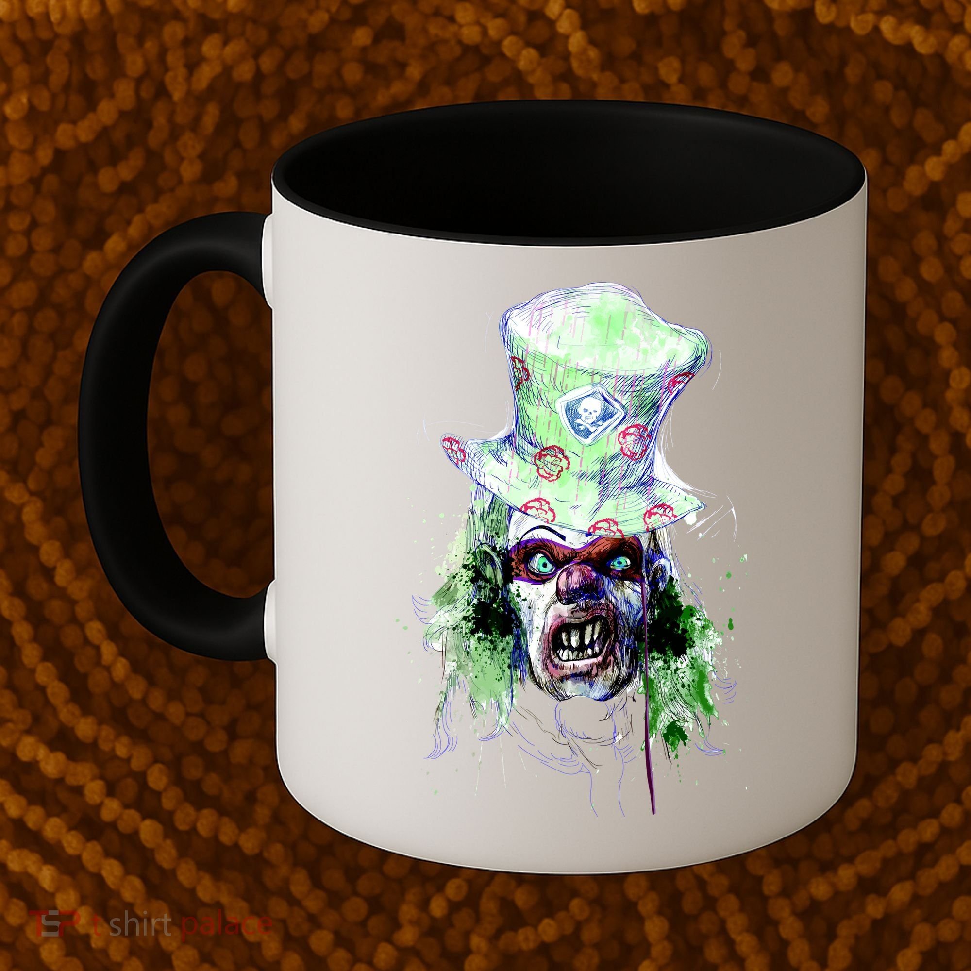 Spooky Clown Face Coffee Mug
