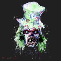 Spooky Clown Face Beanie thumb 2