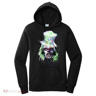 Spooky Clown Face Women's Hoodie