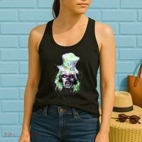 Spooky Clown Face Women's Tank Top thumb 2