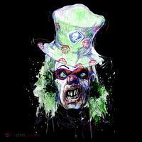 Spooky Clown Face Toddler Hoodie thumb 2