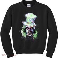 Spooky Clown Face Kids Sweatshirt thumb 0