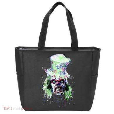 Spooky Clown Face Tote Bag