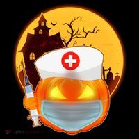 Spooky Halloween Nurse Pumpkin Coffee Mug thumb 5