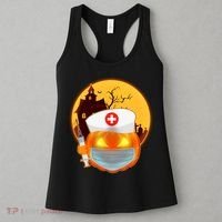 Spooky Halloween Nurse Pumpkin Women's Tank Top thumb 3