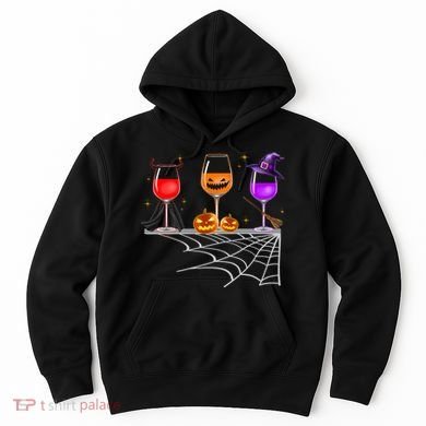 Spooky Wine Glasses Hoodie