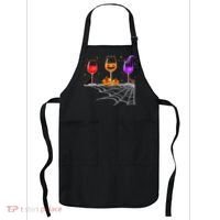 Spooky Wine Glasses Apron thumb 0