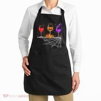 Spooky Wine Glasses Apron thumb 2