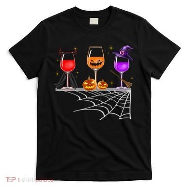 Spooky Wine Glasses T-Shirt