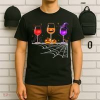 Spooky Wine Glasses T-Shirt thumb 6
