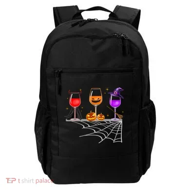 Spooky Wine Glasses Backpack