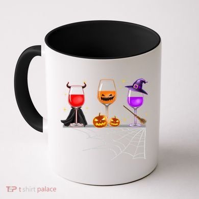 Spooky Wine Glasses Coffee Mug