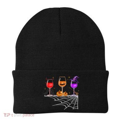 Spooky Wine Glasses Beanie