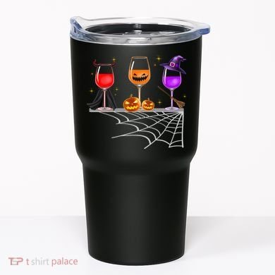 Spooky Wine Glasses Tumbler