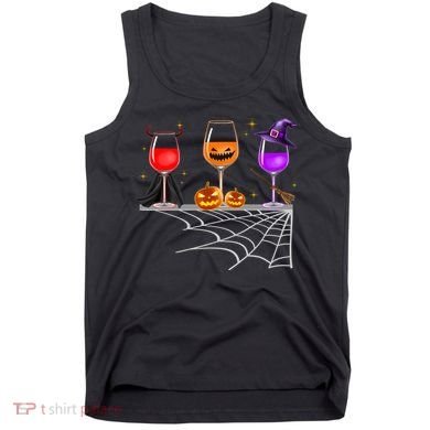 Spooky Wine Glasses Tank Top