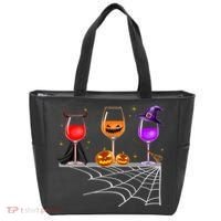 Spooky Wine Glasses Tote Bag thumb 0