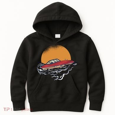 Sport Motorboat Kids Hoodie
