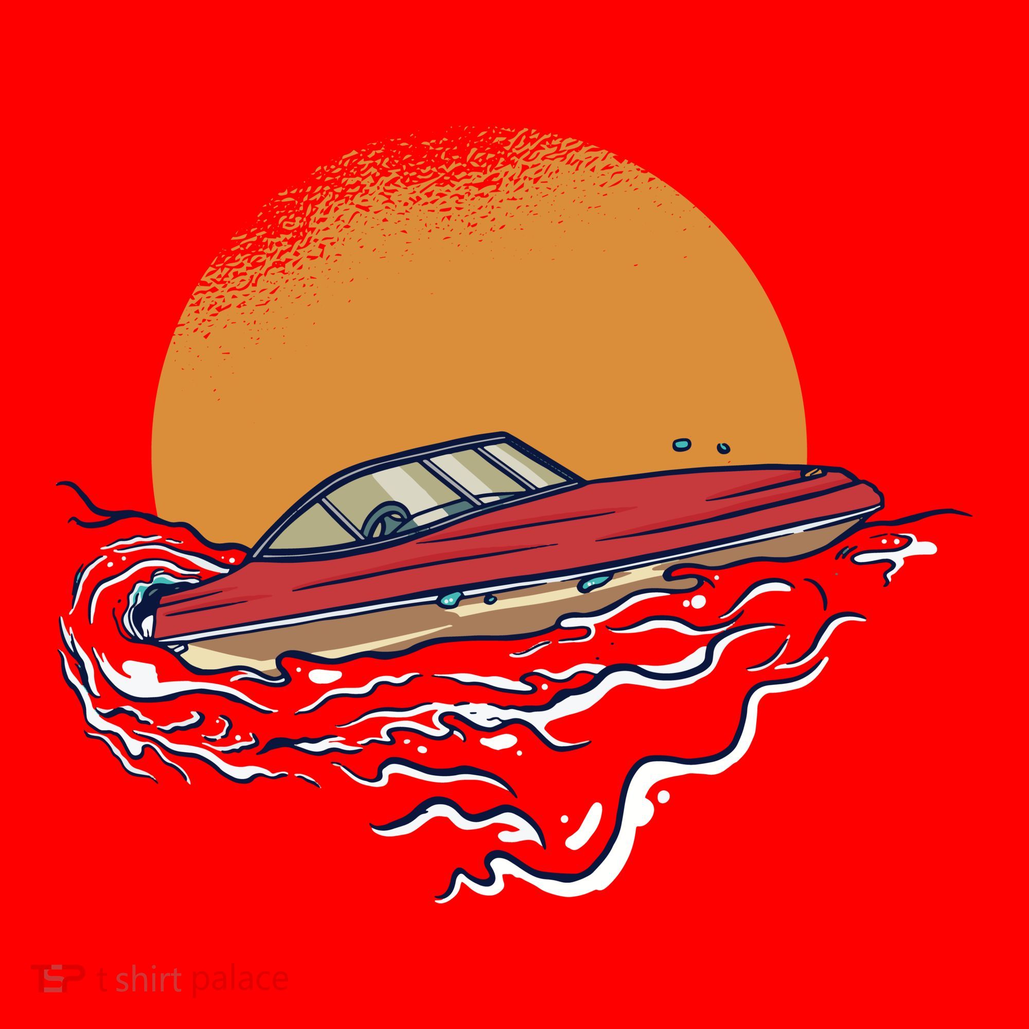 Sport Motorboat Santa Hat