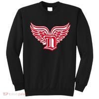 Sporty Detroit Fan Old English D With Wings Sweatshirt thumb 0