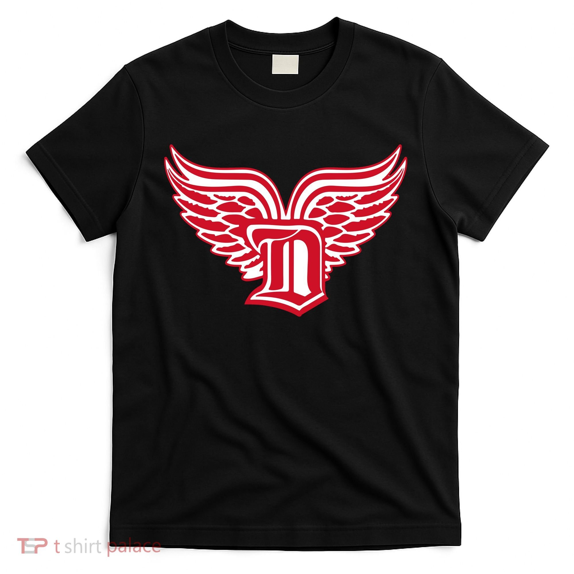 Sporty Detroit Fan Old English D With Wings T-Shirt