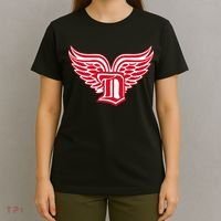 Sporty Detroit Fan Old English D With Wings T-Shirt thumb 4
