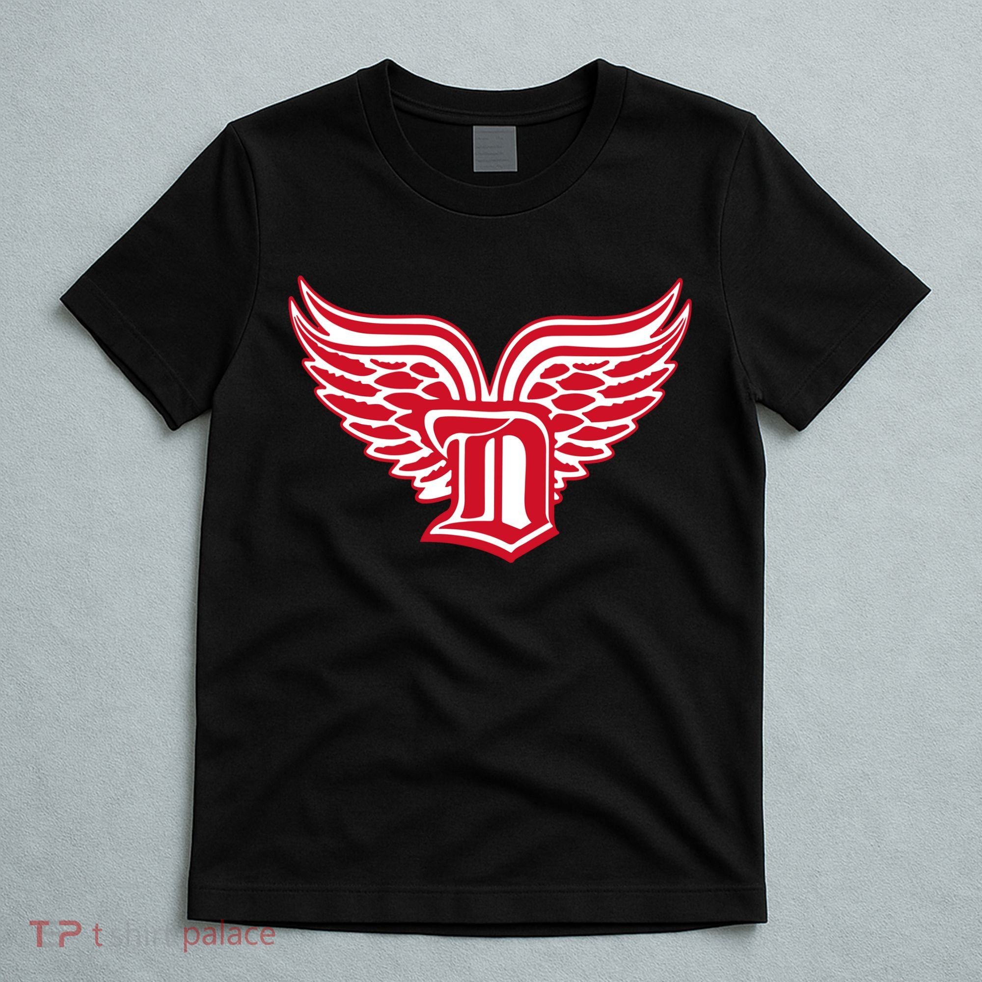 Sporty Detroit Fan Old English D With Wings T-Shirt