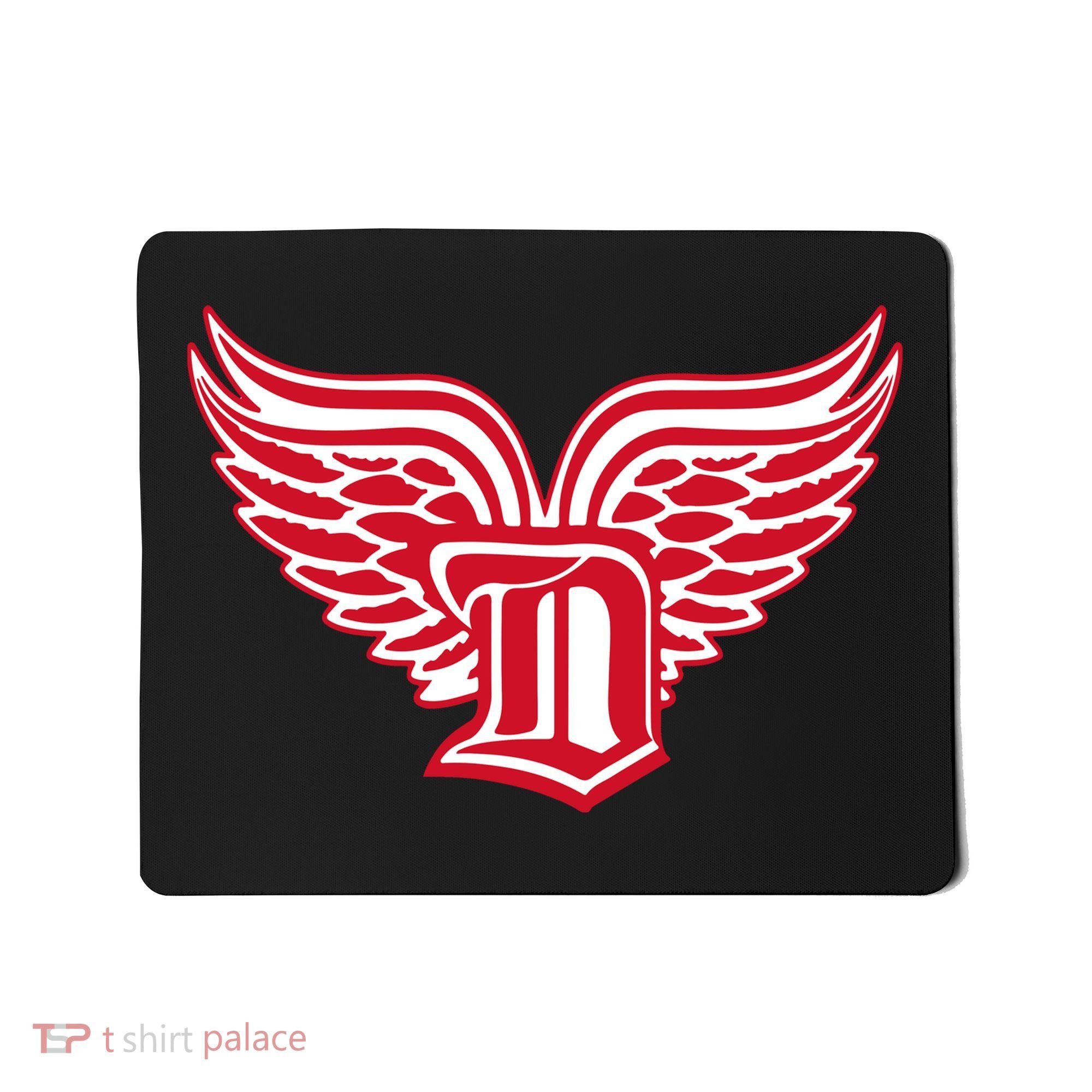 Sporty Detroit Fan Old English D With Wings Mousepad