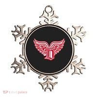 Sporty Detroit Fan Old English D With Wings Ornament thumb 0