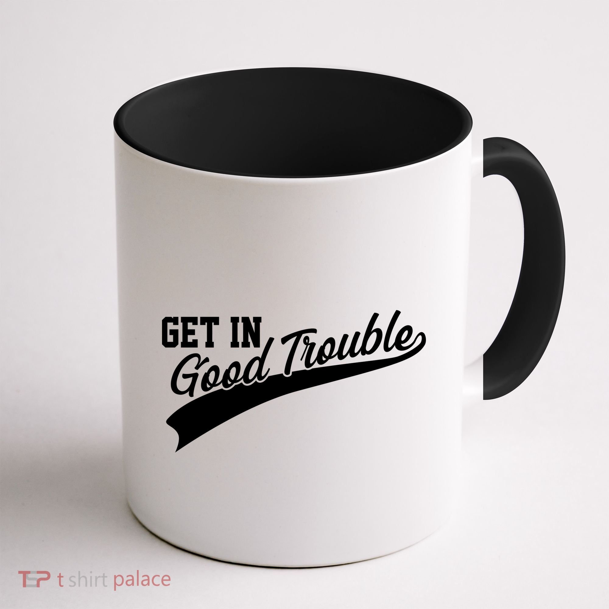 Sporty Get In Good Trouble John Lewis Tribute Coffee Mug