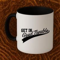 Sporty Get In Good Trouble John Lewis Tribute Coffee Mug thumb 2