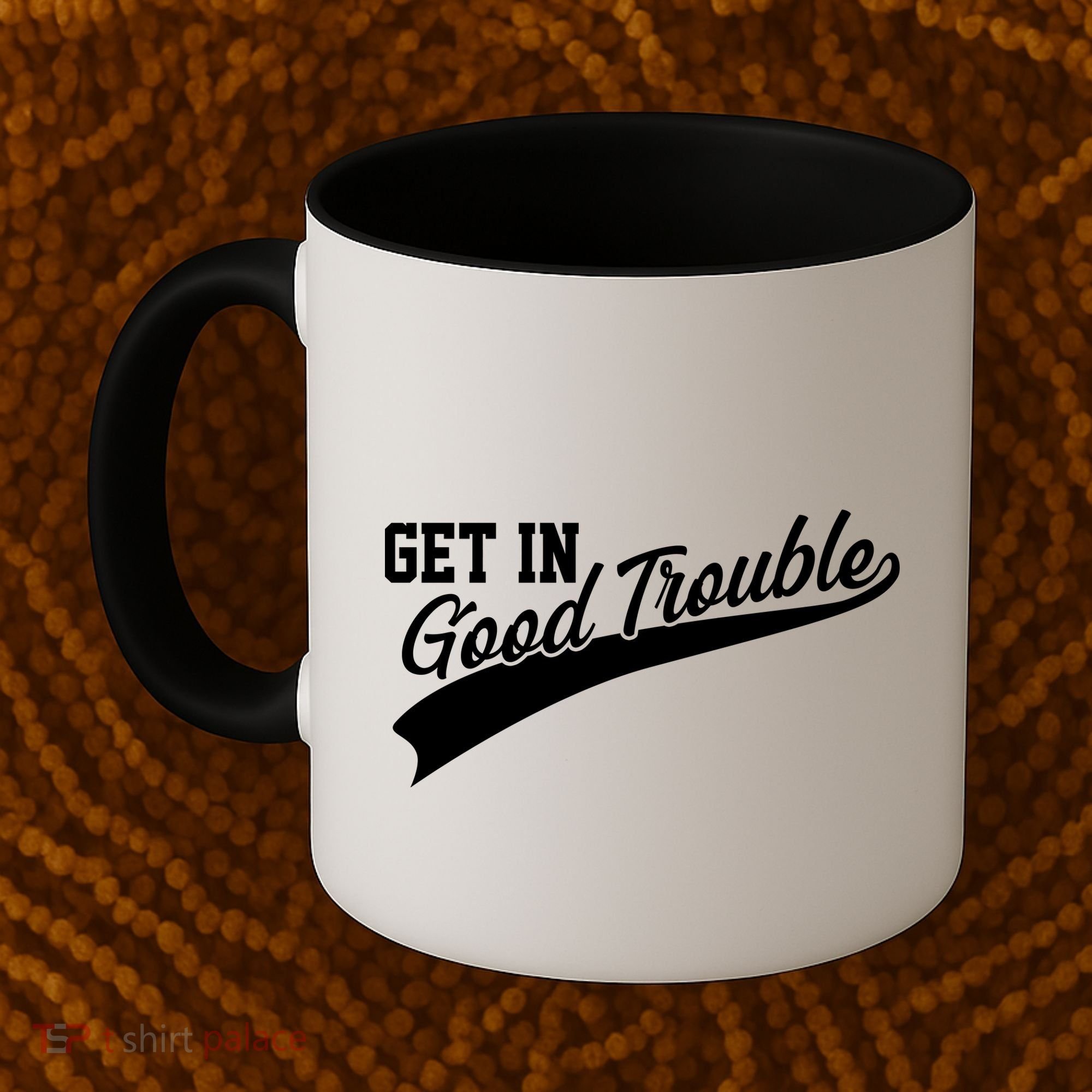 Sporty Get In Good Trouble John Lewis Tribute Coffee Mug