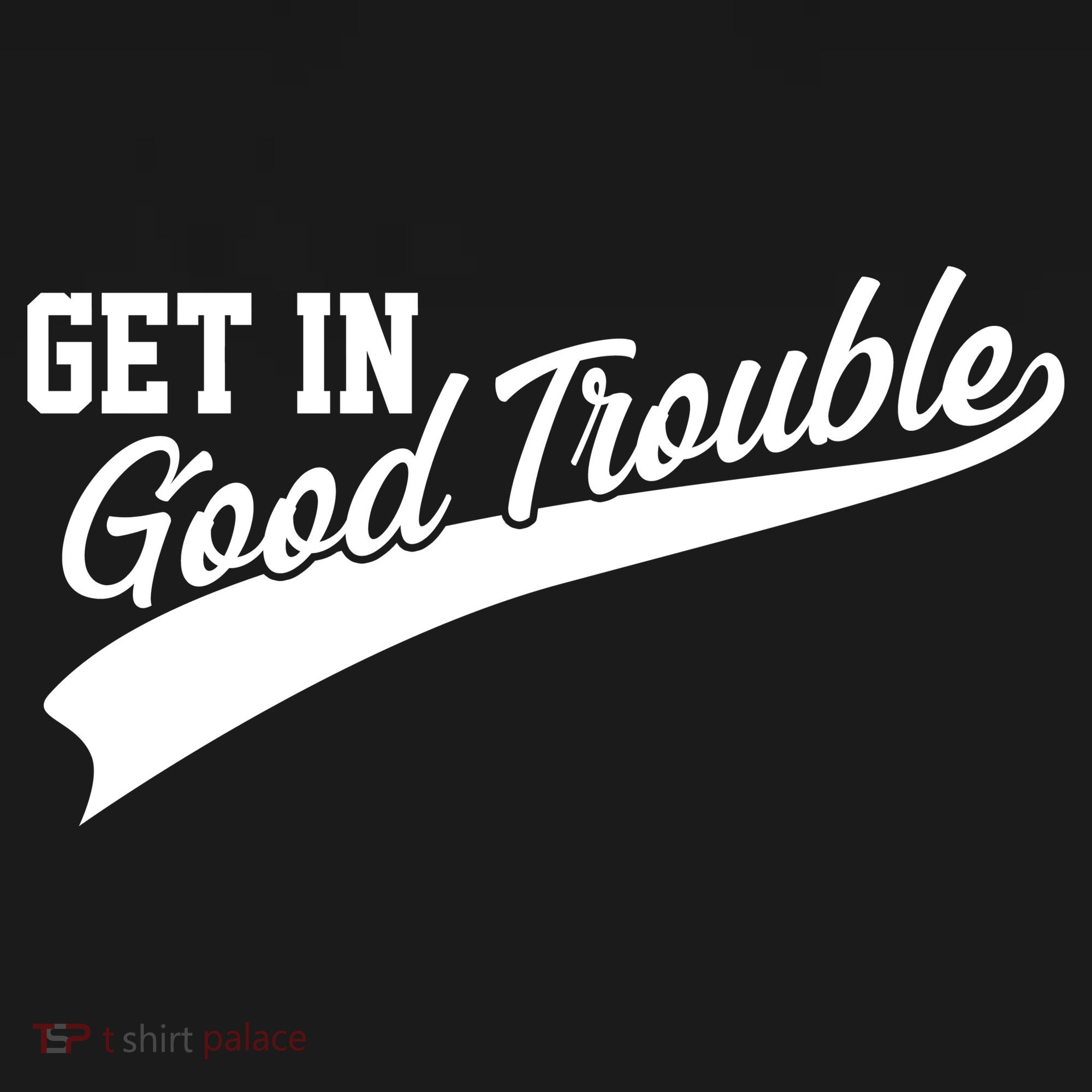 Sporty Get In Good Trouble John Lewis Tribute Women's Hoodie