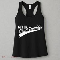 Sporty Get In Good Trouble John Lewis Tribute Women's Tank Top thumb 3