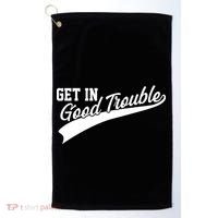 Sporty Get In Good Trouble John Lewis Tribute Golf Towel thumb 0